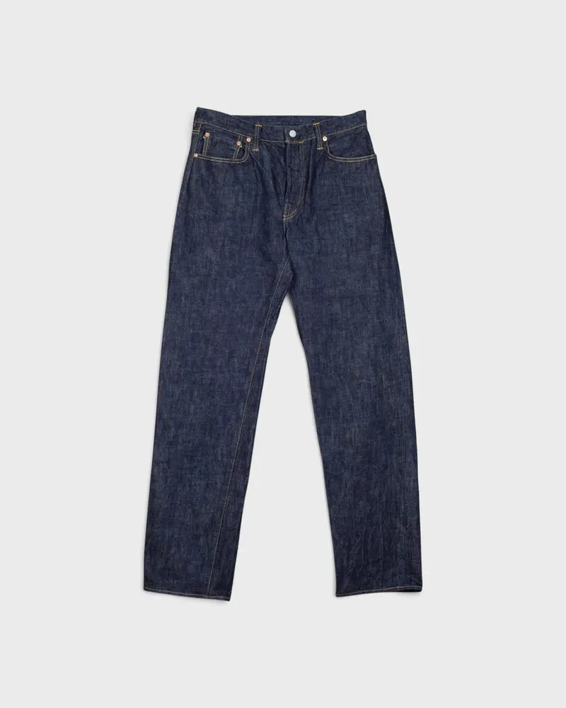 0615 13.5oz Denim Relax Fit One Wash Indigo