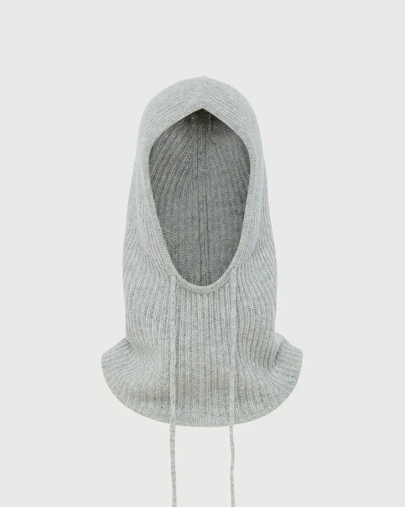 100% cashmere knit balaclava