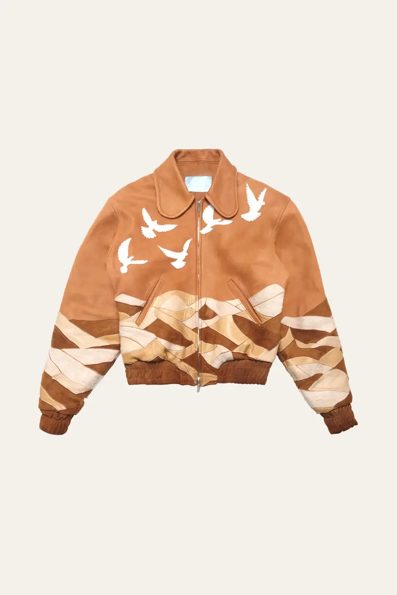 3.PARADIS Leather Travelers Jacket