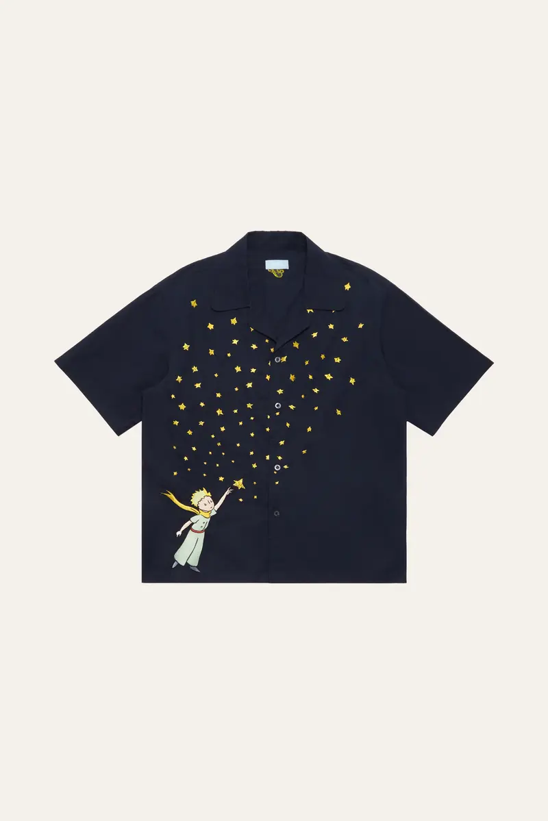 3.PARADIS x Petit Prince - Embroidered SS Button Shirt