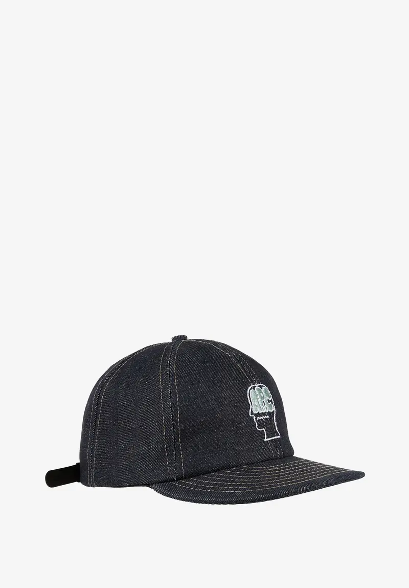 A.P.C. x Brain Dead 6-Panel-Cap aus Denim