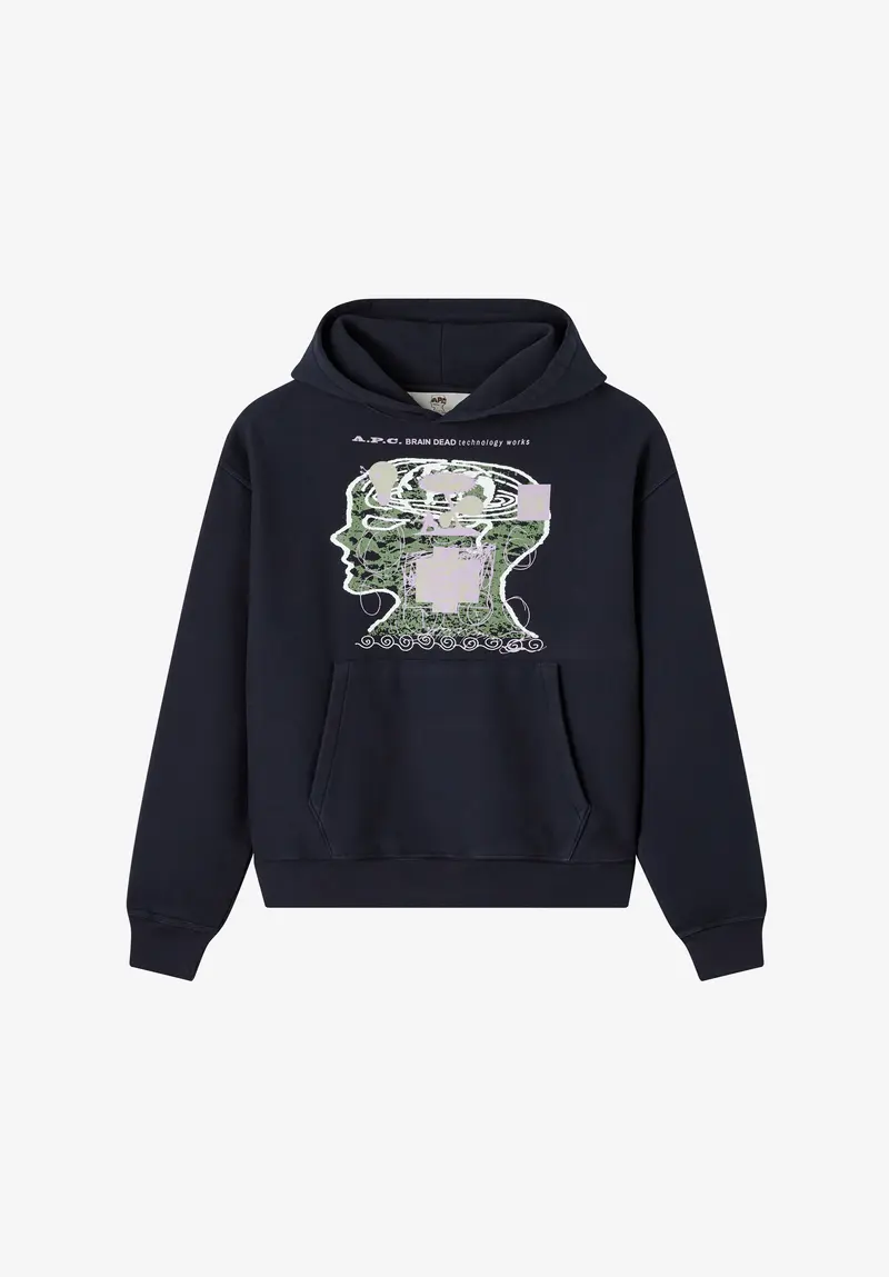 A.P.C. x Brain Dead Hoodie Technology Works