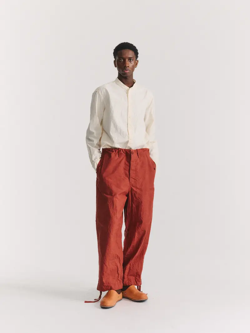 ABEL PANT - L WAX - TERRACOTTA