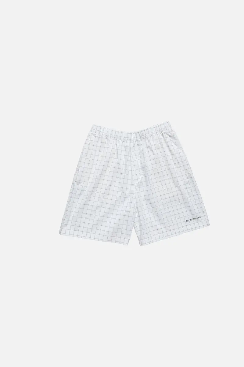 Acne Studios Casual Plaid Shorts BE0224