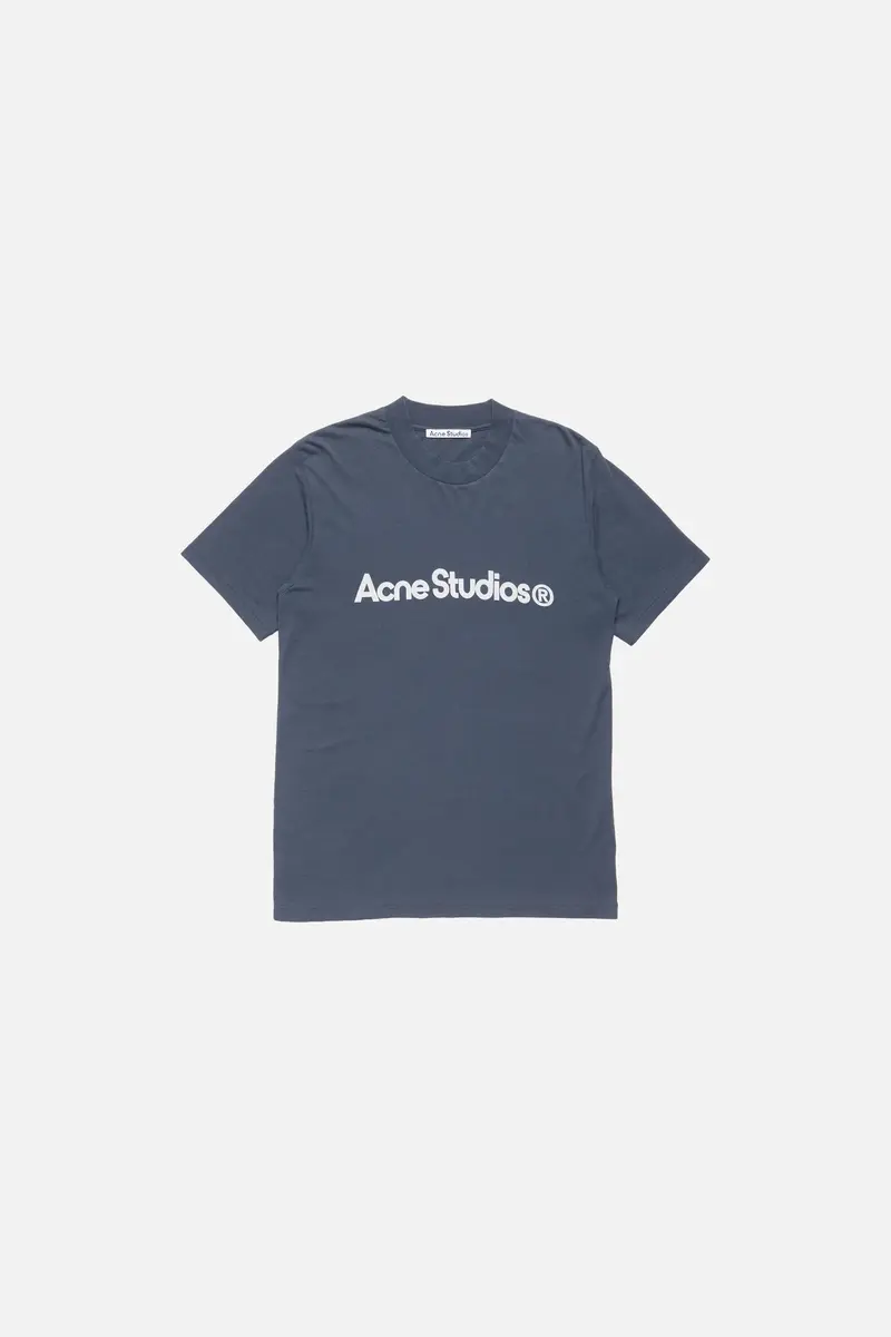 Acne Studios Navy Blue T-shirt RW-UX-TSHI000053