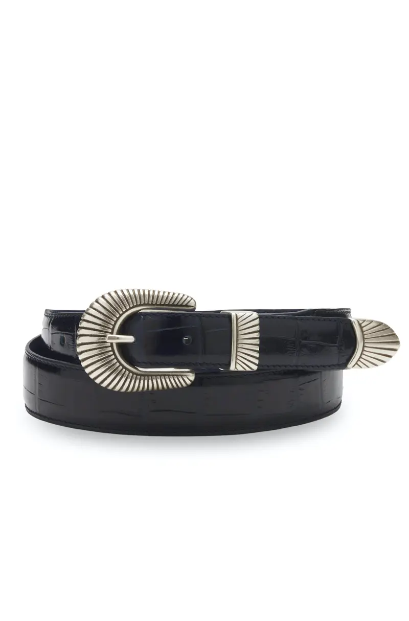 AD 122 - Ceinture Cowboy Bleu Nuit
