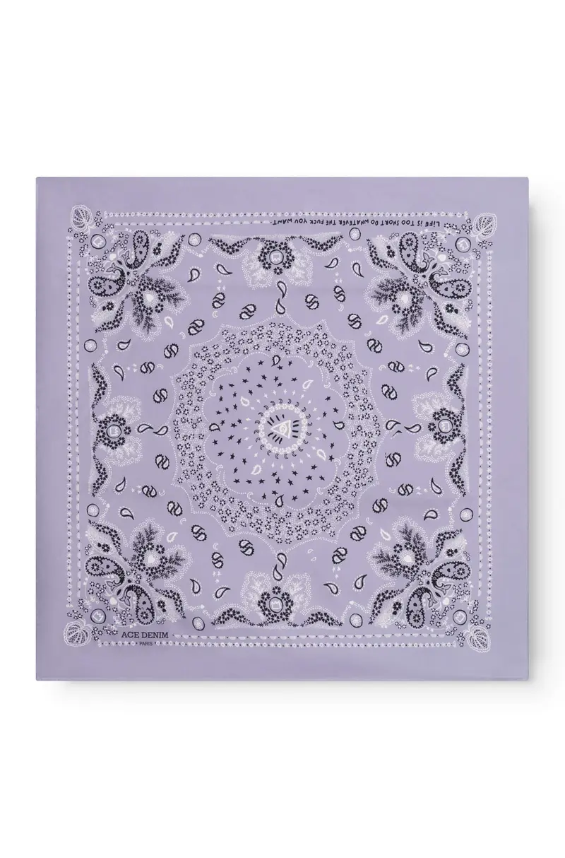 AD 400 - Carré en Soie Lilas