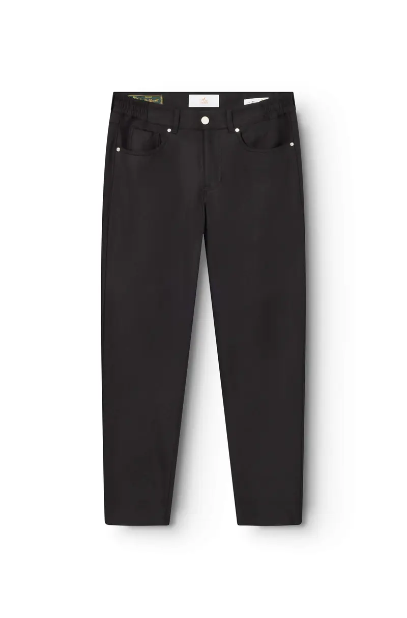 AD 45 - Pantalon en Flanelle de Laine Noir