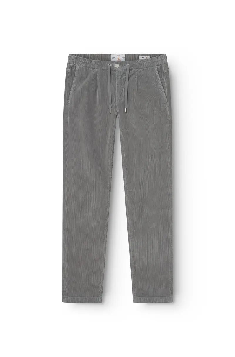 AD 88 - Pantalon Velours Gris Cendré