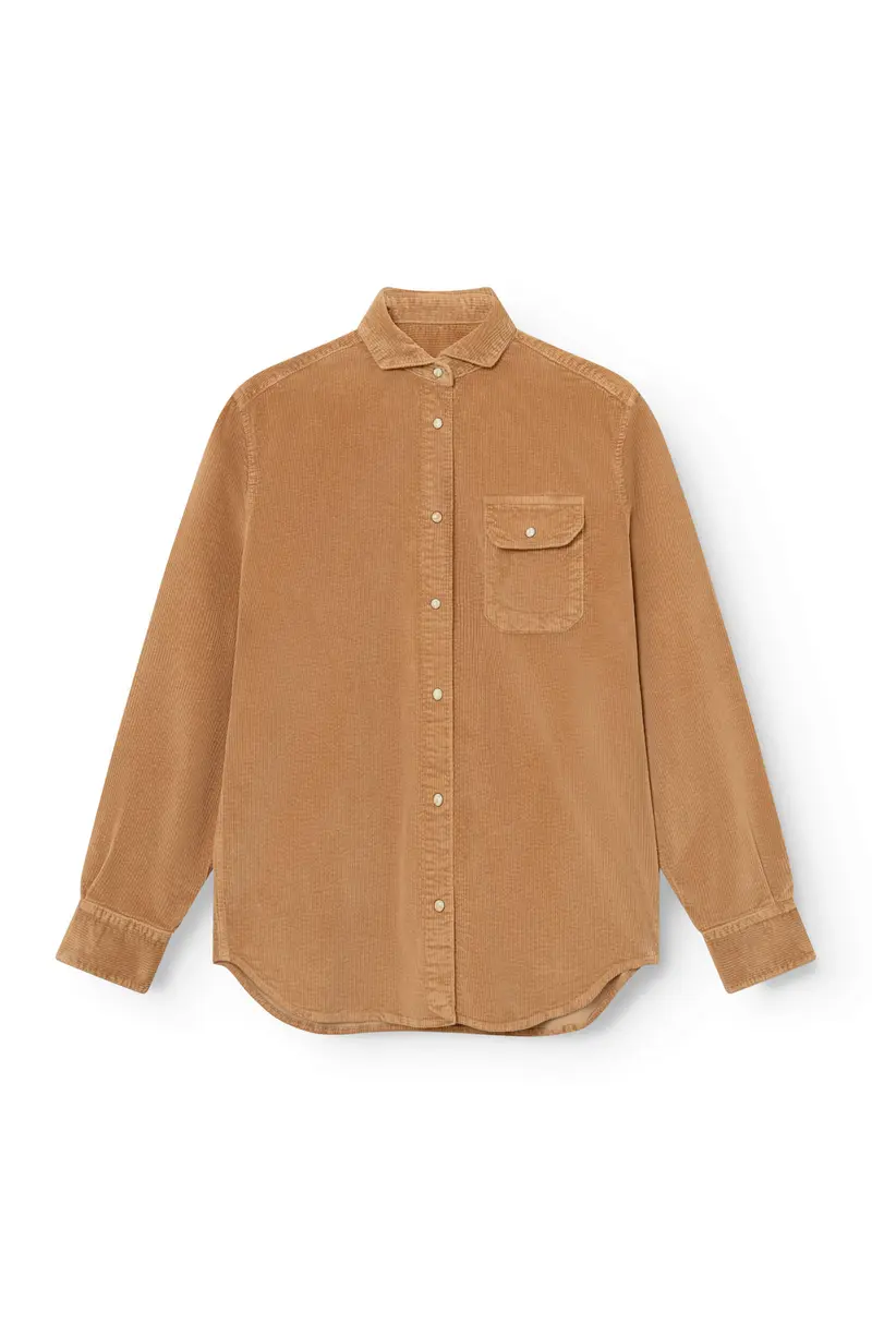 AD 89 - Surchemise en Velours Caramel