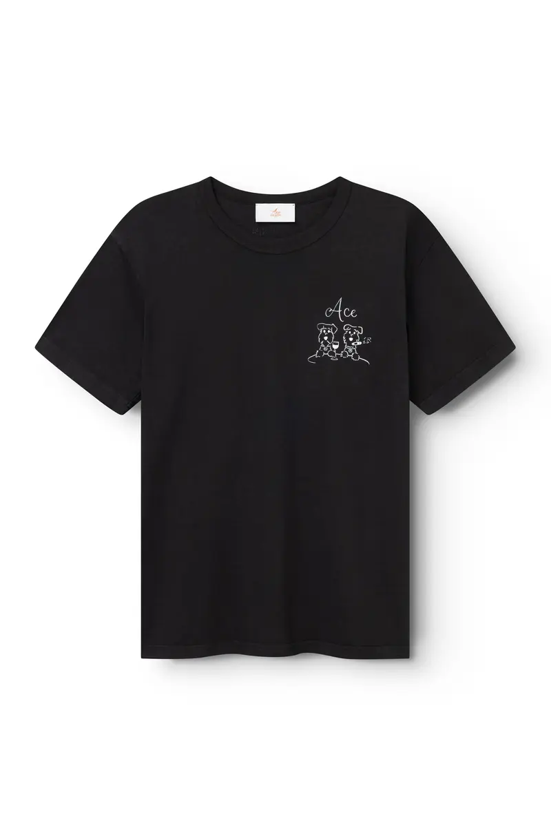 AD 95 - T-Shirt Ace's Dogs Noir