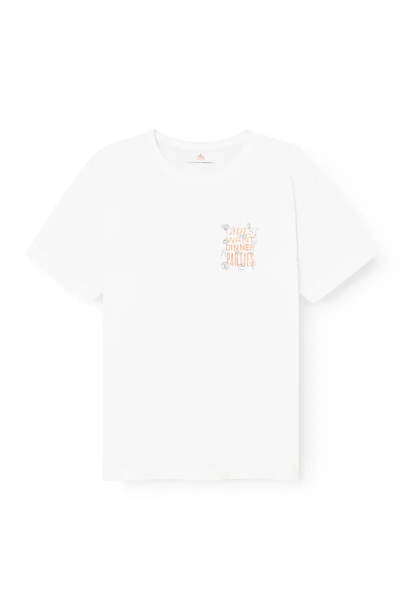 AD 95 - T-Shirt Dinner Parties Blanc