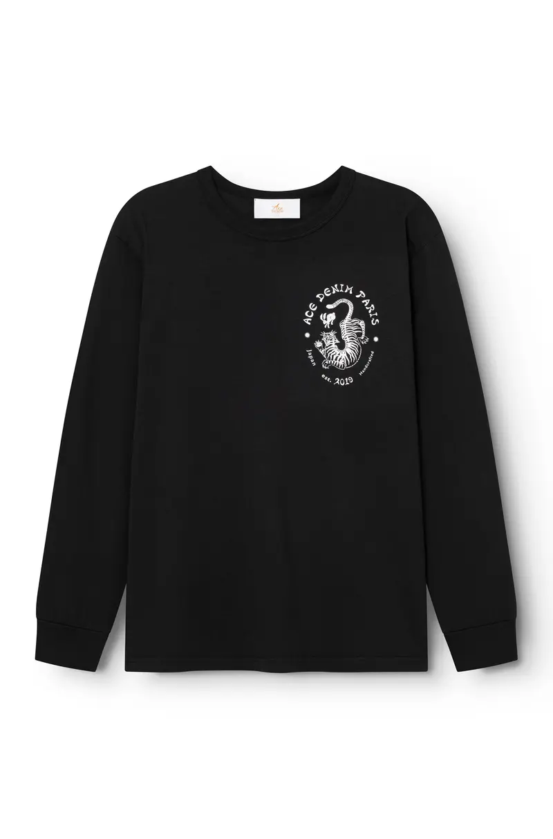 AD92 - T-shirt Manches Longues Noir