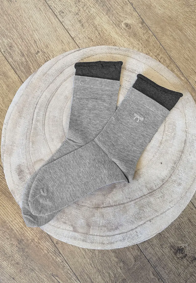 ADELE - Chaussettes Gris