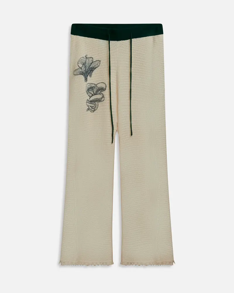 Adrian Cashmere green mushroom trackies