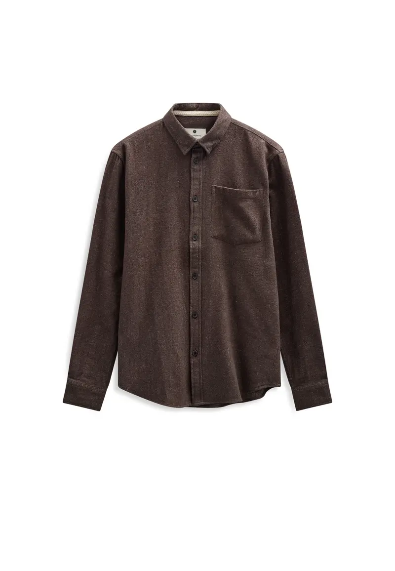 AKLEIF BRUSED LS SHIRT