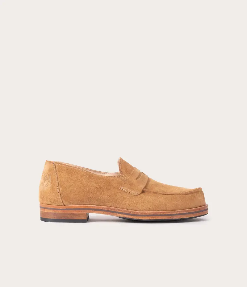 Alix Mocassin Velours Havane