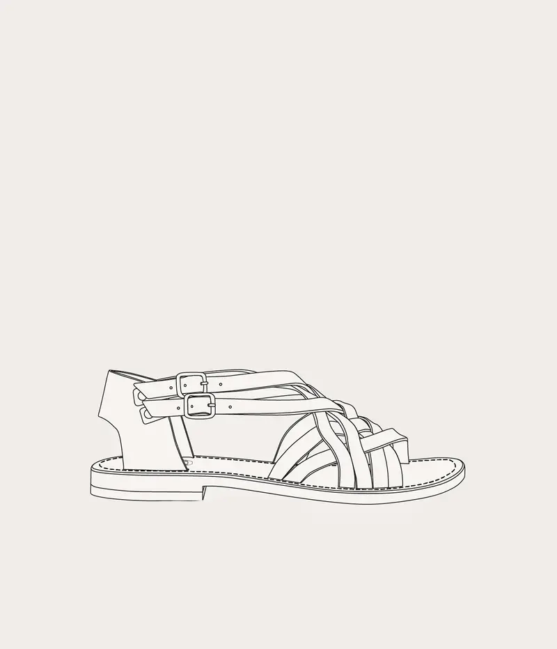 Annabel Sandale femme Personnalisable