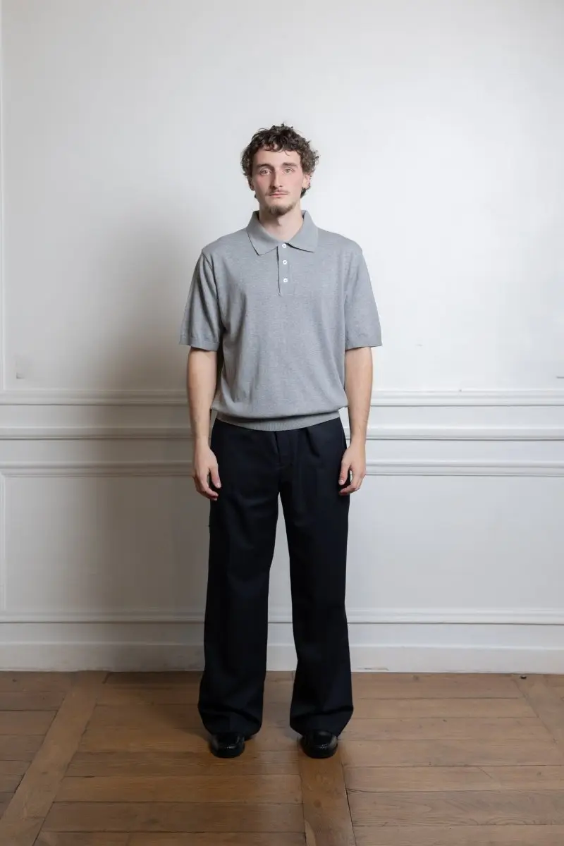 ANOTHER POLO SHIRT 3.0, LIGHT GREY MELANGE