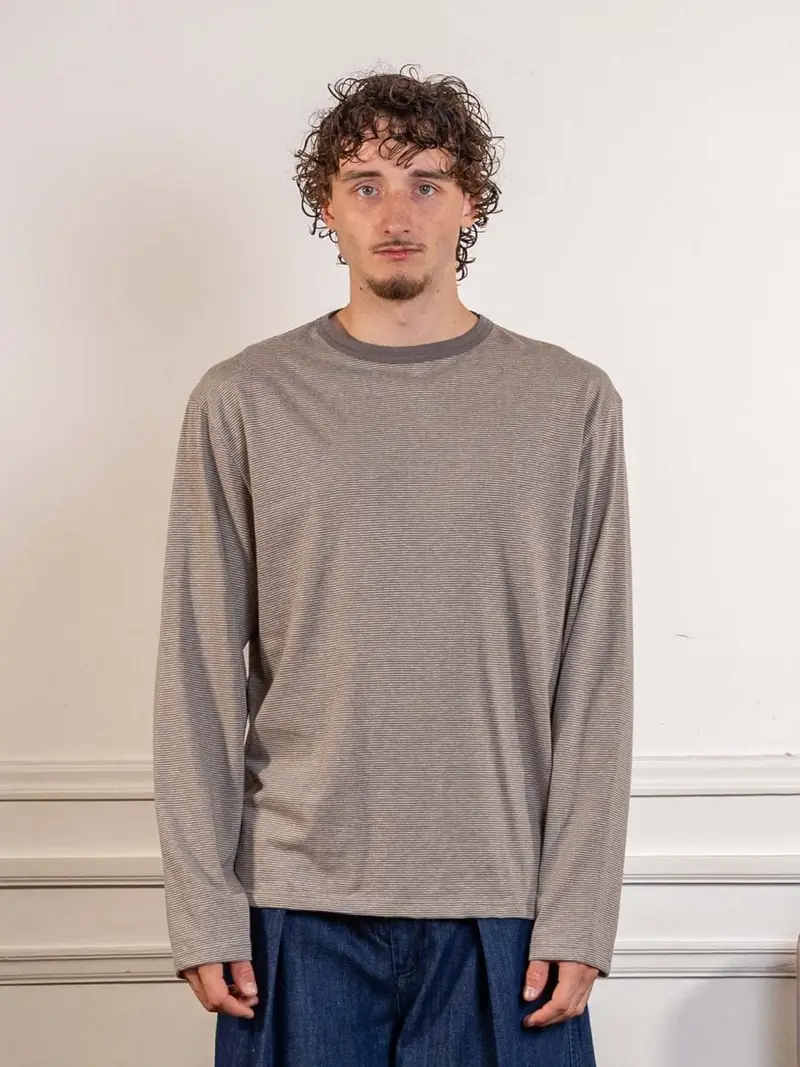 ANOTHER T-SHIRT 3.0 JPN, GREY STRIPE
