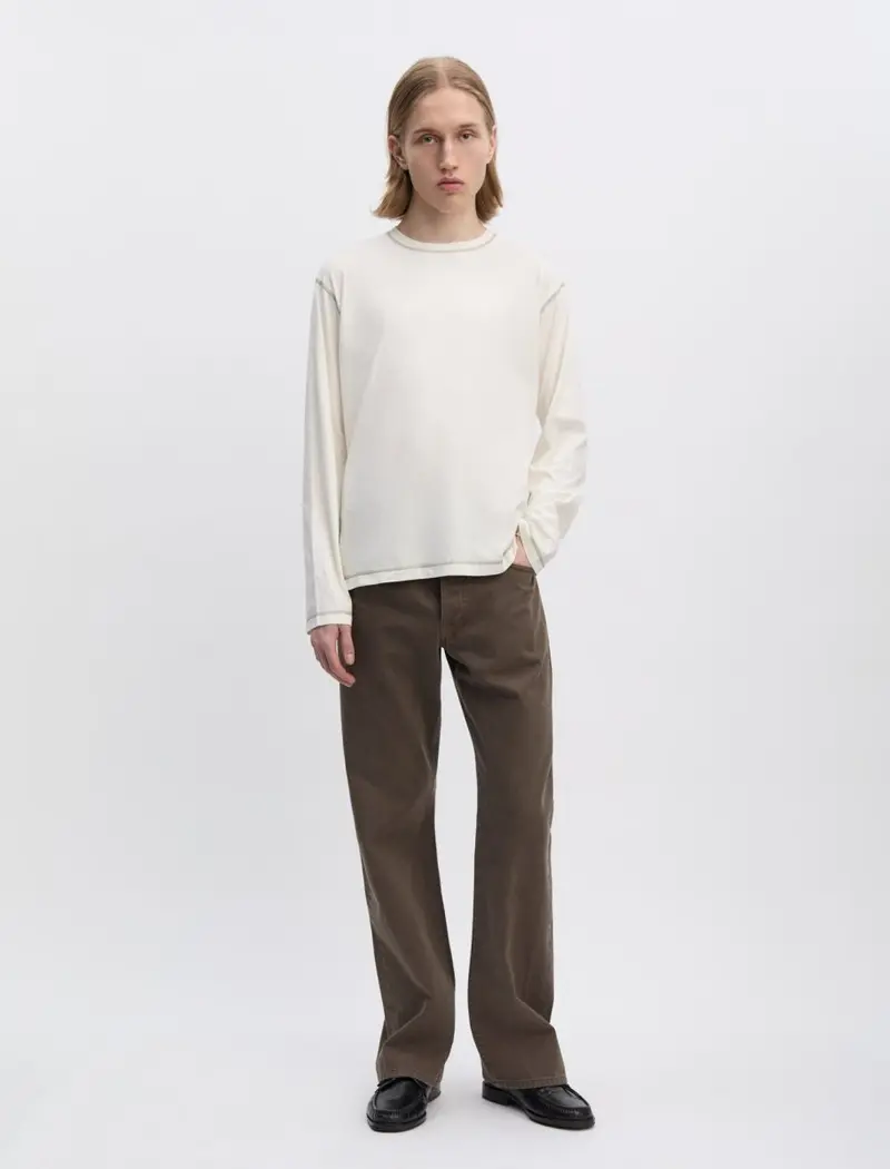 ANOTHER T-SHIRT 3.0, WHITE/BROWN