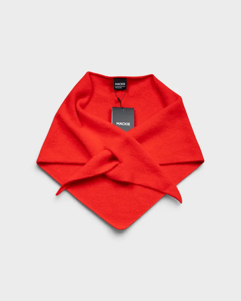 Ardmhor Triangle Hole Scarf Red