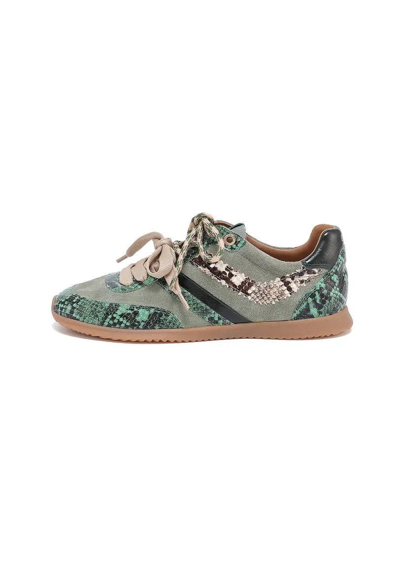 ARRIETTY - Baskets Effet Python Vert