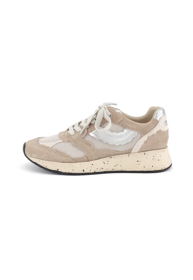 ASTRA - Baskets Urbaines à Plateforme Blanc/Beige