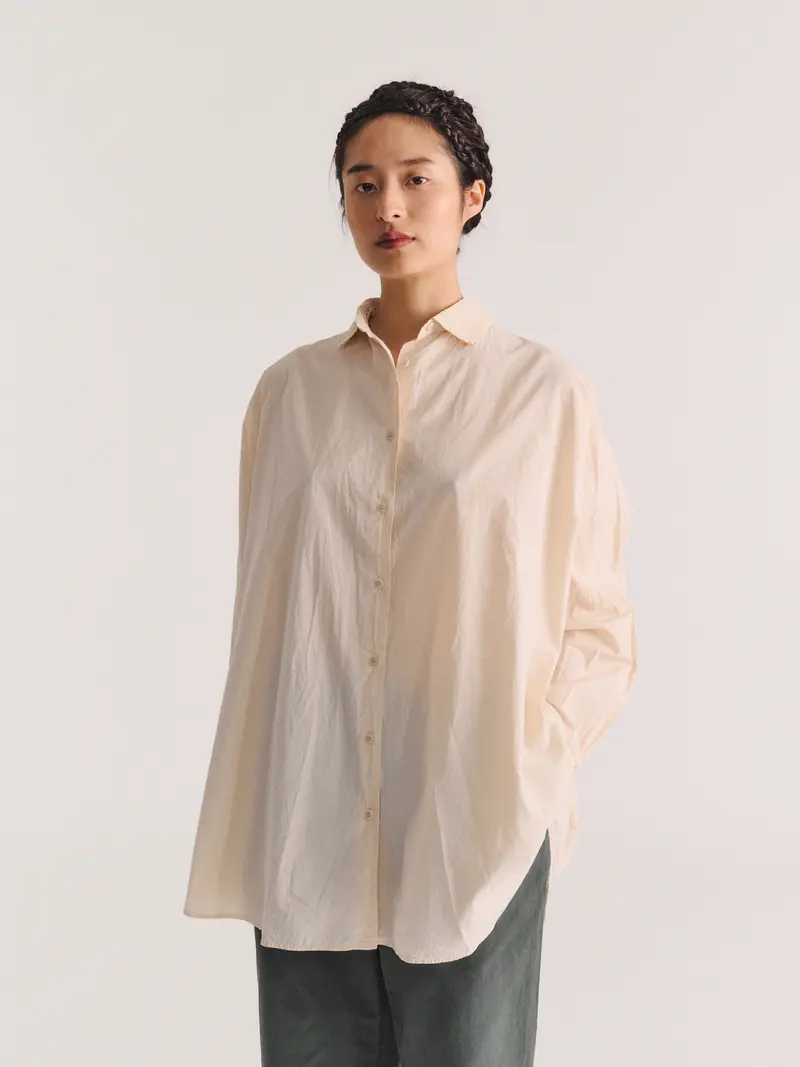 ATOMLESS SHIRT - LIGHT PAPER - CHALK