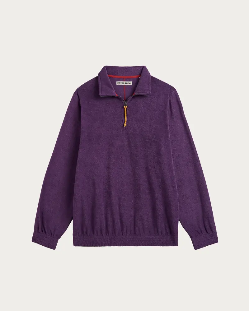 Atys Sponge Halfzip - Grape