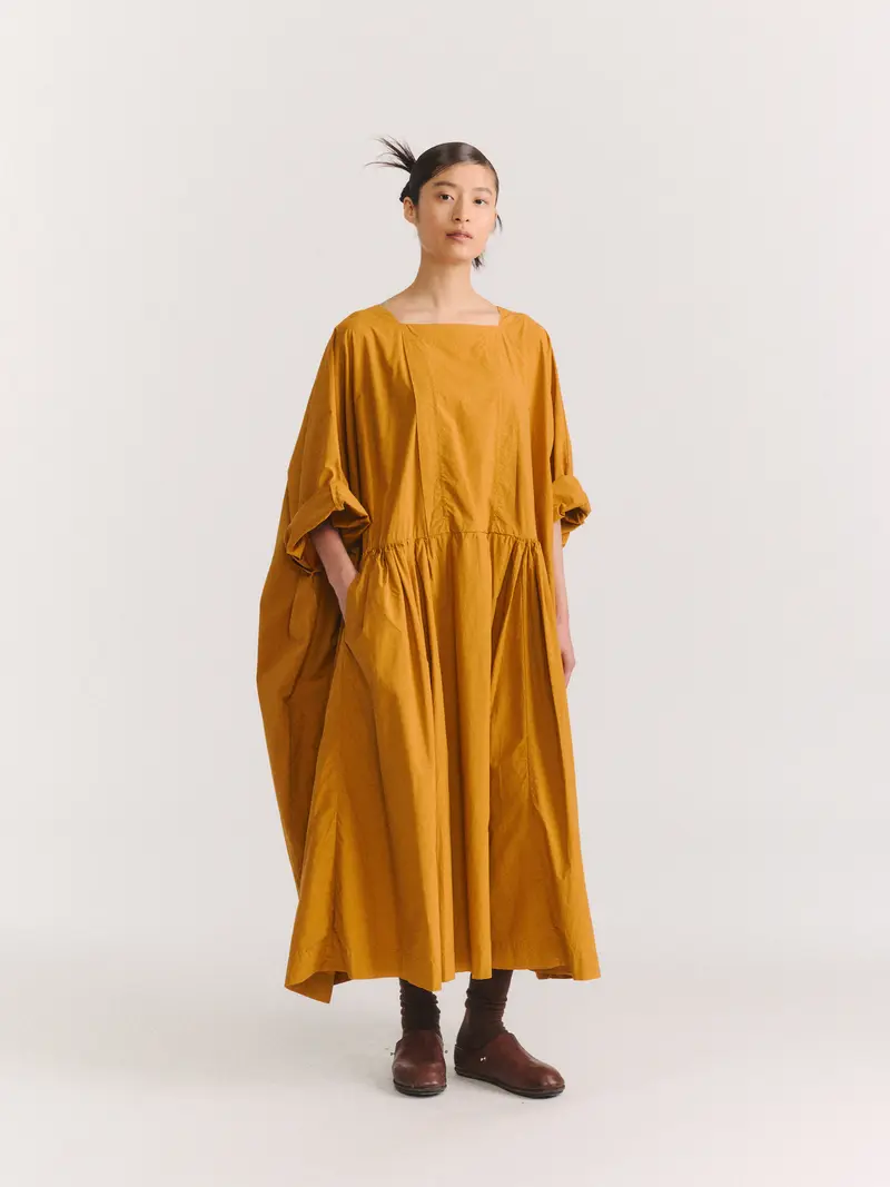 AURELIA DRESS - L COT - GOLD