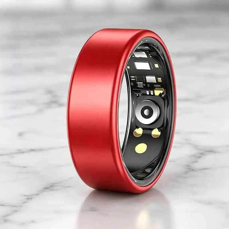 Bague connectée avec suivi cardiaque et de l’oxygène sanguin