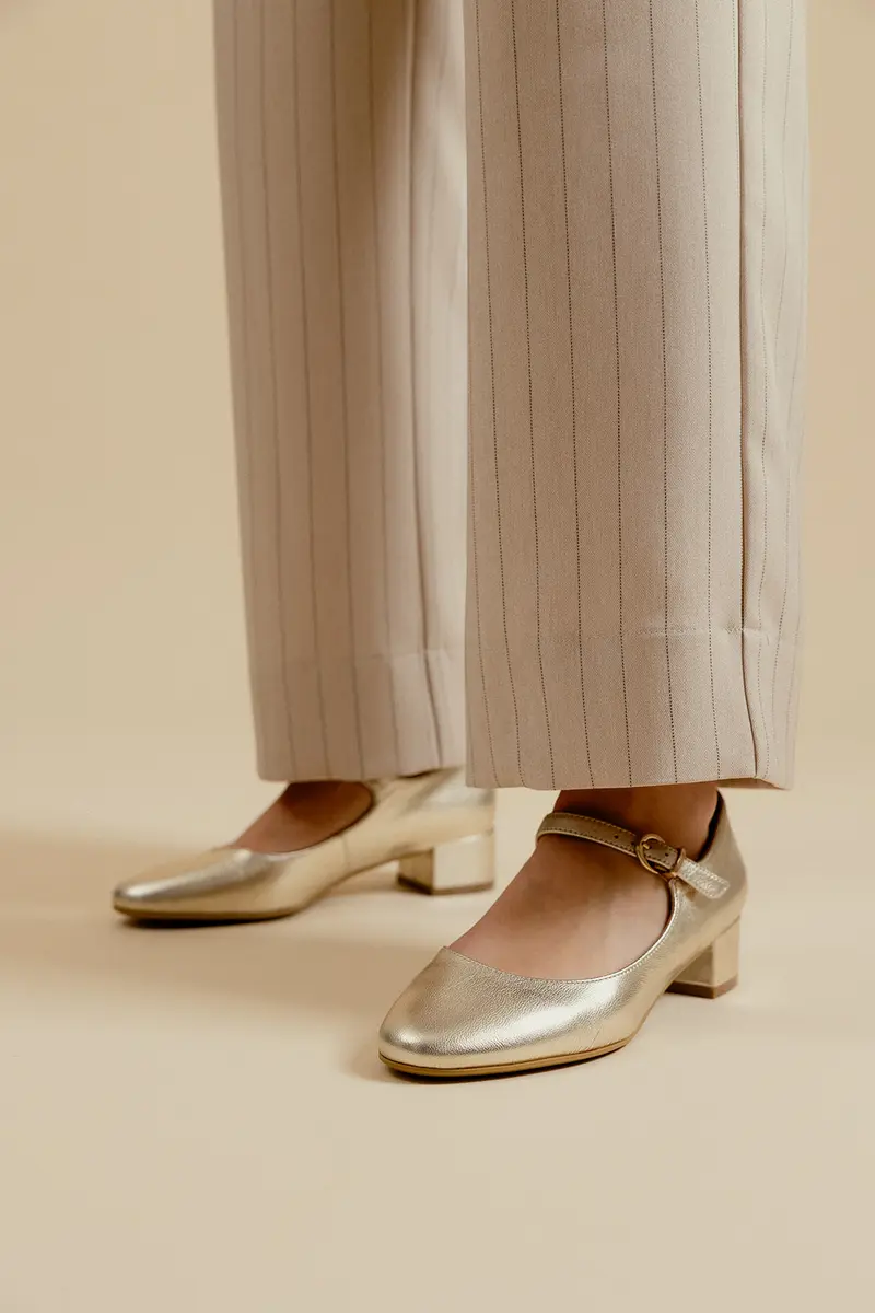 BALLERINES DORIE - PLATINE