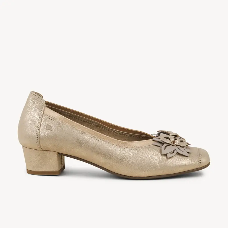 Ballerines et babies D9095 DOPAMEL FLUCHOS Femme Or/Bronze