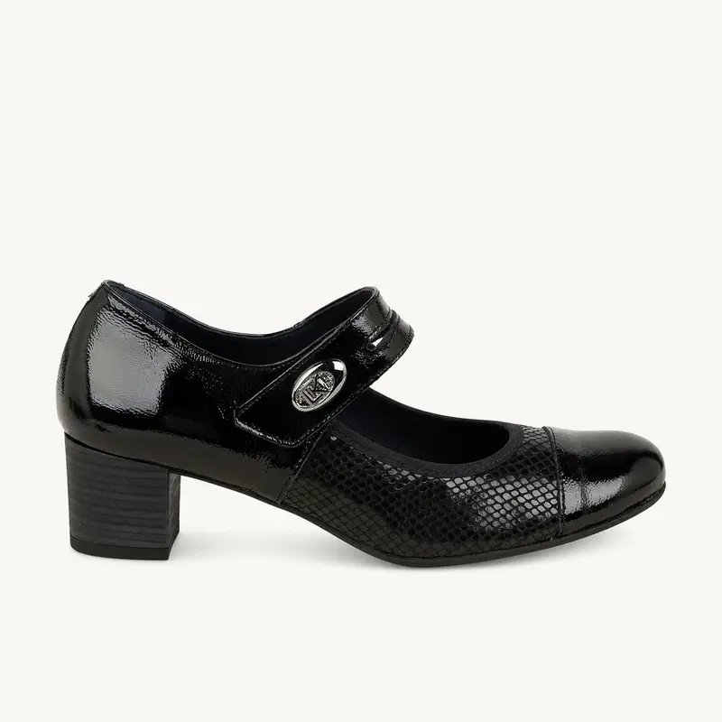 Ballerines et babies DOGEMINI D8637 DORKING Femme Noir