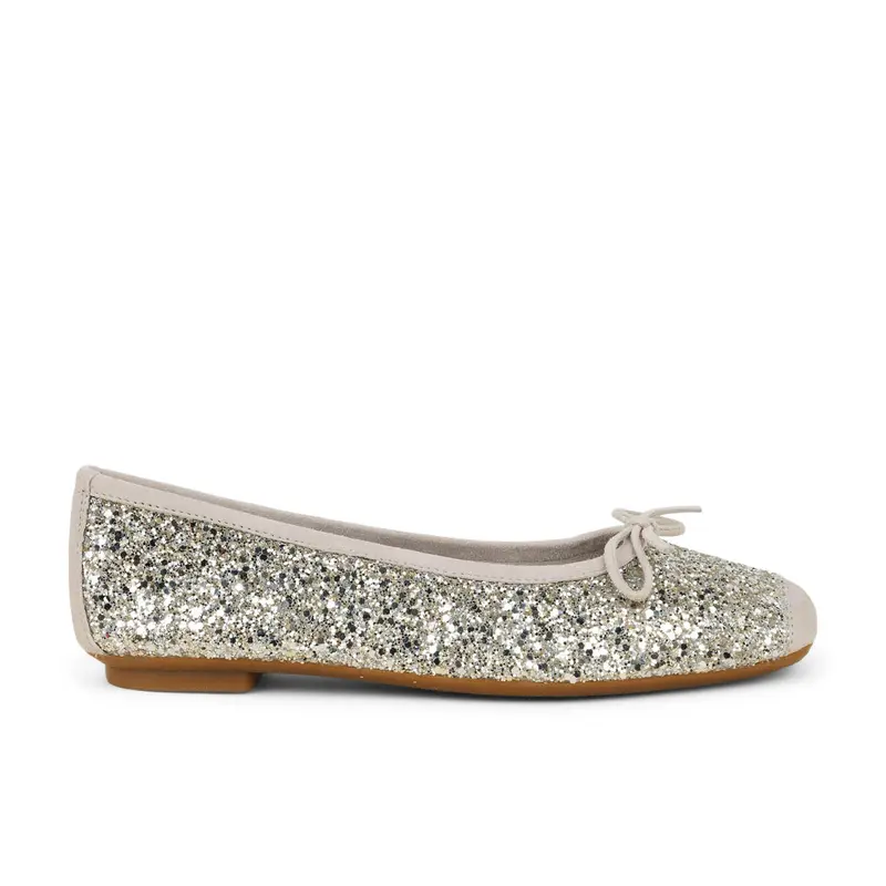Ballerines et babies HARMONY REQINS Femme Argent