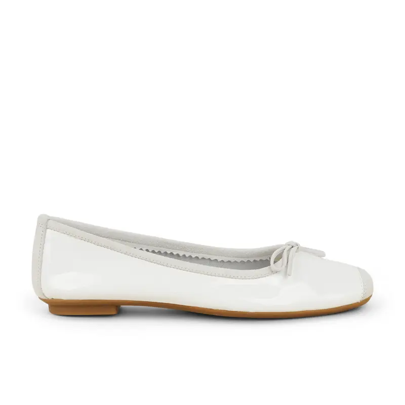 Ballerines et babies HARMONY REQINS Femme Blanc
