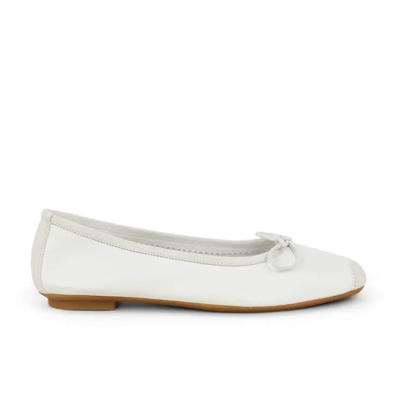 Ballerines et babies HARMONY REQINS Femme Blanc