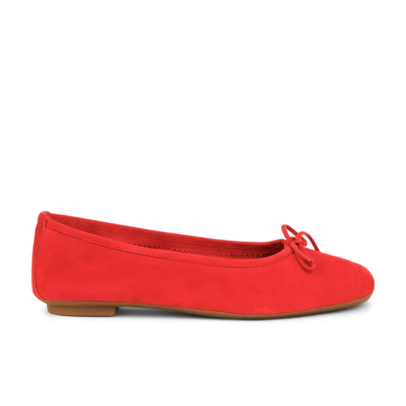 Ballerines et babies HARMONY REQINS Femme Rouge