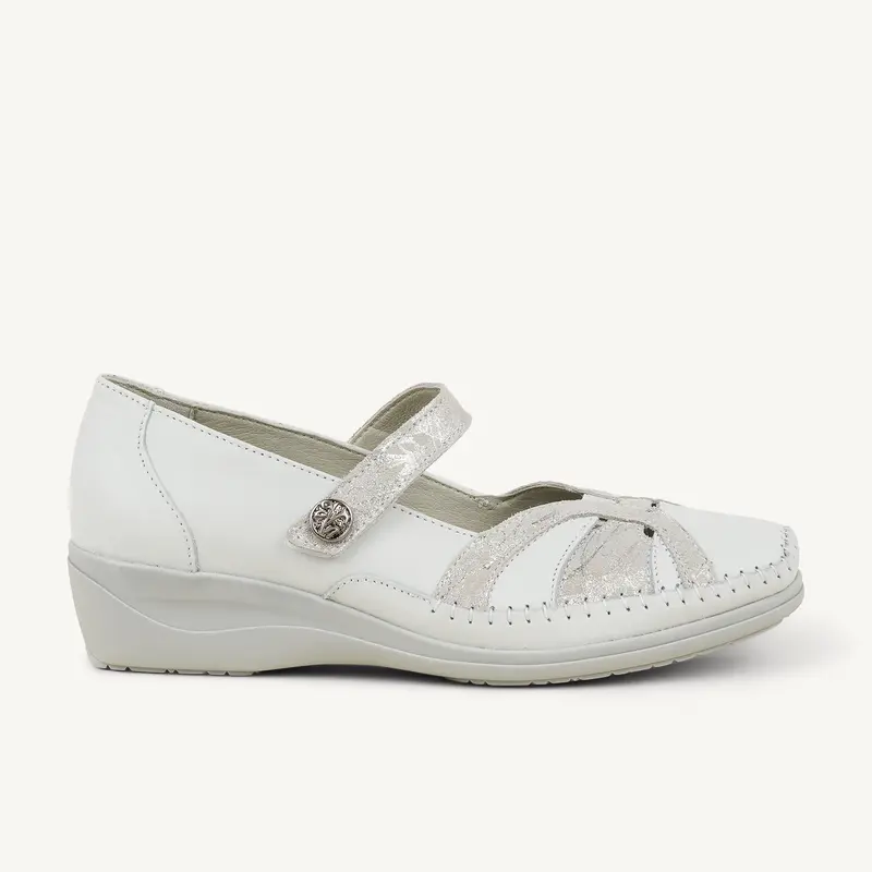 Ballerines et babies KIASOLI NATURFORM Femme Blanc