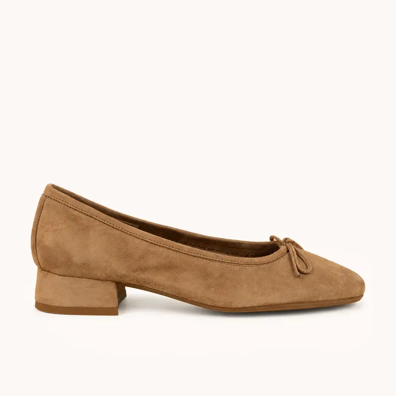Ballerines et babies SOFIA REQINS Femme Marron