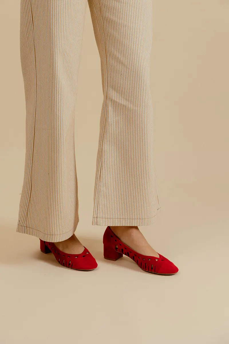 BALLERINES JULIA - ROUGE