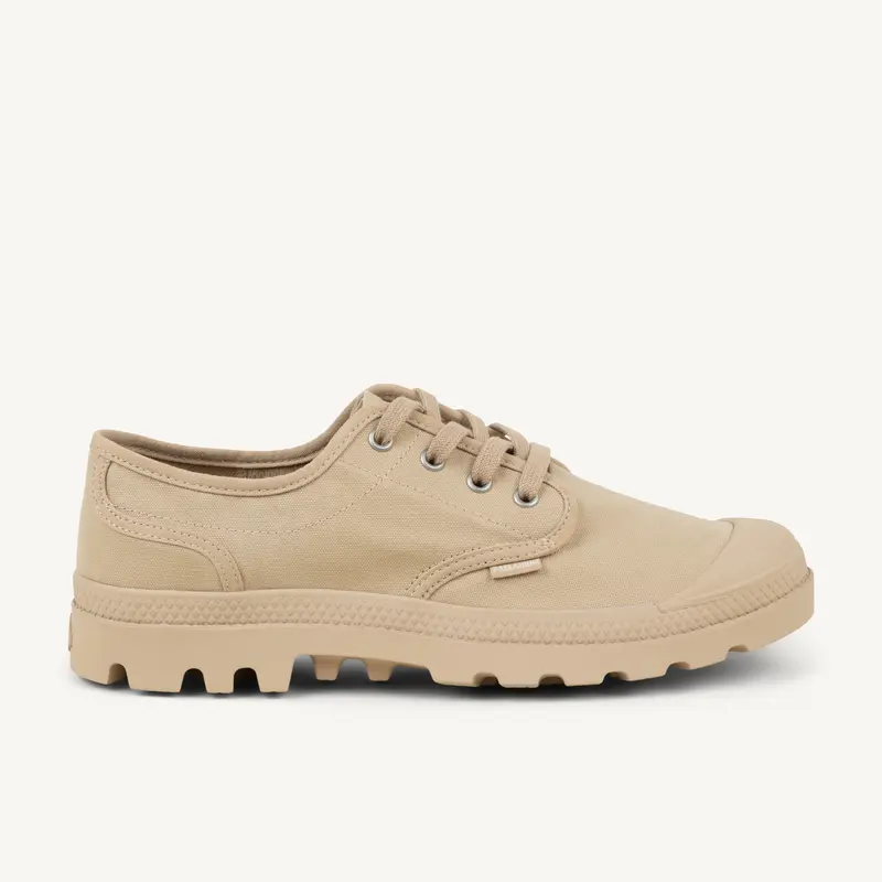 Baskets 02351 - PAMPA OXFORD PALLADIUM Homme Beige