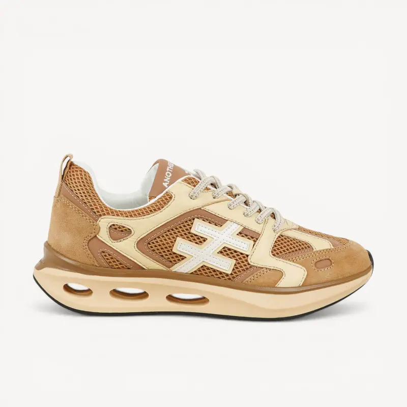 Baskets A040 ANOTHER TREND Femme Beige