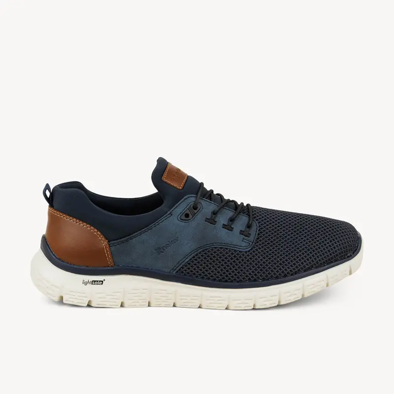 Baskets B6652 - RIESSE RIEKER Homme Bleu