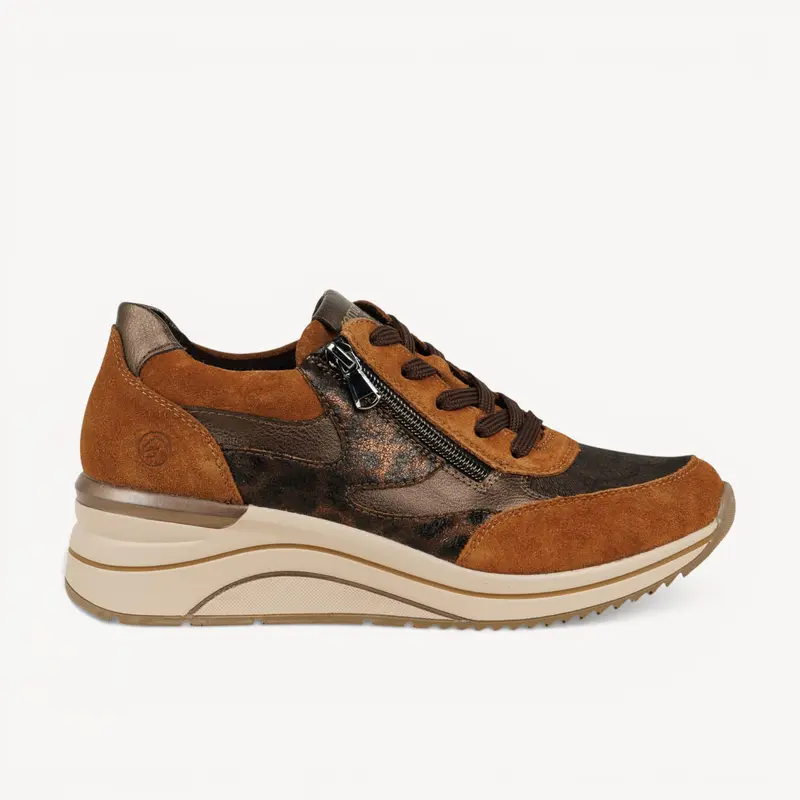 Baskets D0T23 - REVERTE REMONTE Femme Marron