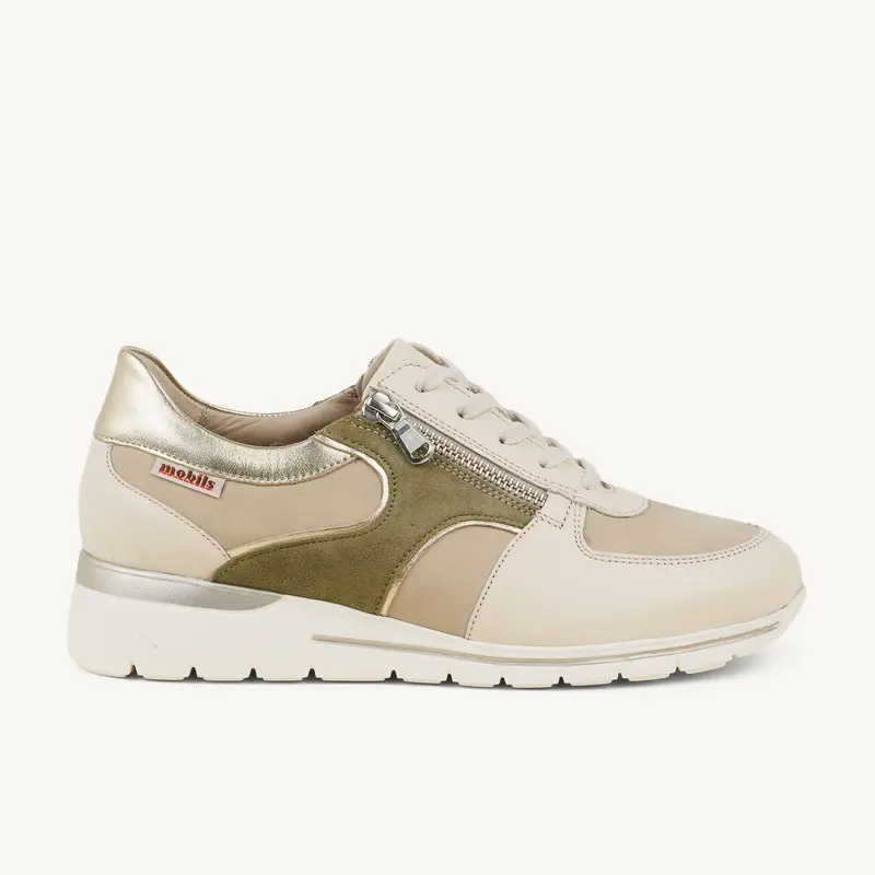 Baskets ESRA MOBILS BY MEPHISTO Femme Beige