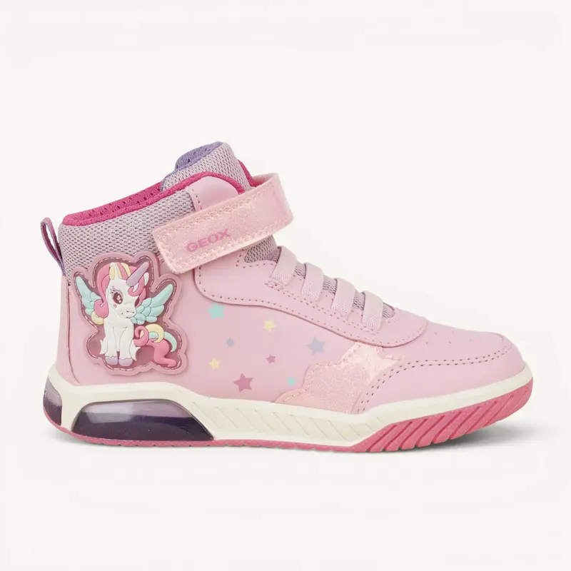 Baskets INEK GIRL GEOX Enfant Rose