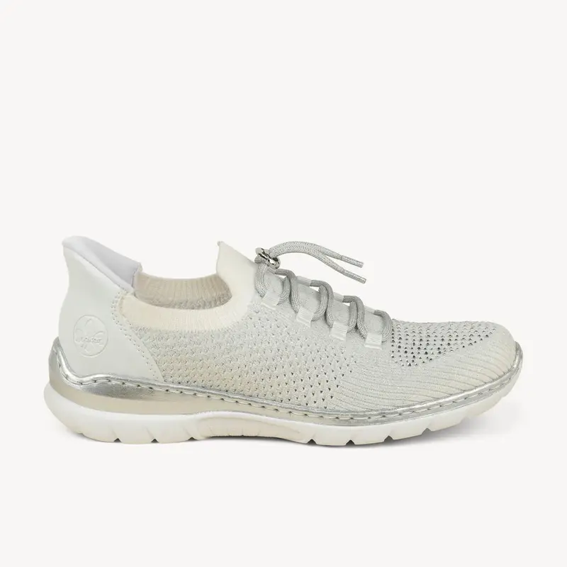 Baskets L3261 - RIENO RIEKER Femme Blanc