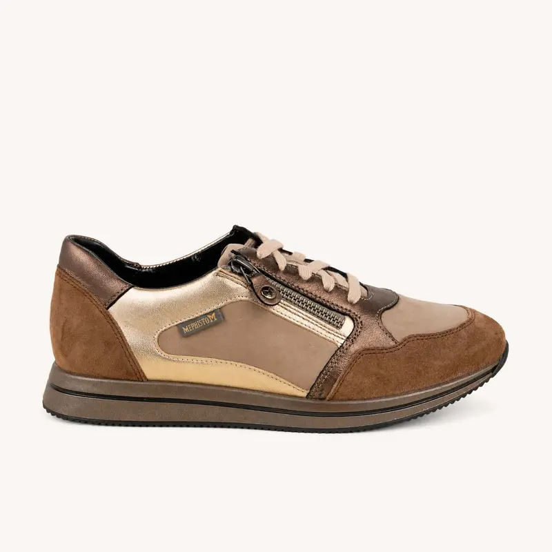 Baskets LEENIE MEPHISTO Femme Beige